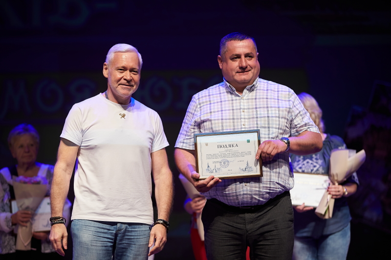 Ігор Терехов привітав з прийдешнім Днем міста мешканців Основʼянського району