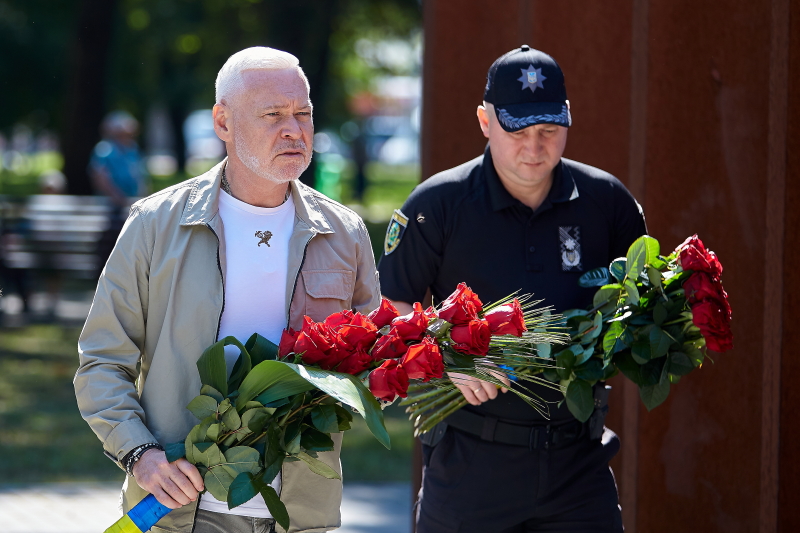 До Дня Незалежності у Харкові вшанували памʼять загиблих захисників