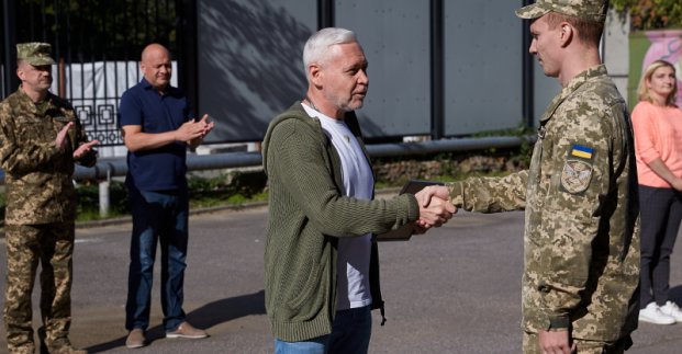 Ігор Терехов привітав з річницею створення Слобідську бригаду