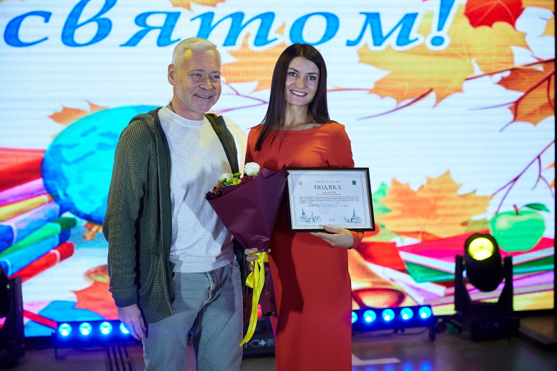 Ігор Терехов привітав з Днем вчителя освітян двох районів міста