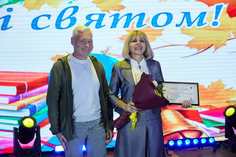 Ігор Терехов привітав з Днем вчителя освітян двох районів міста