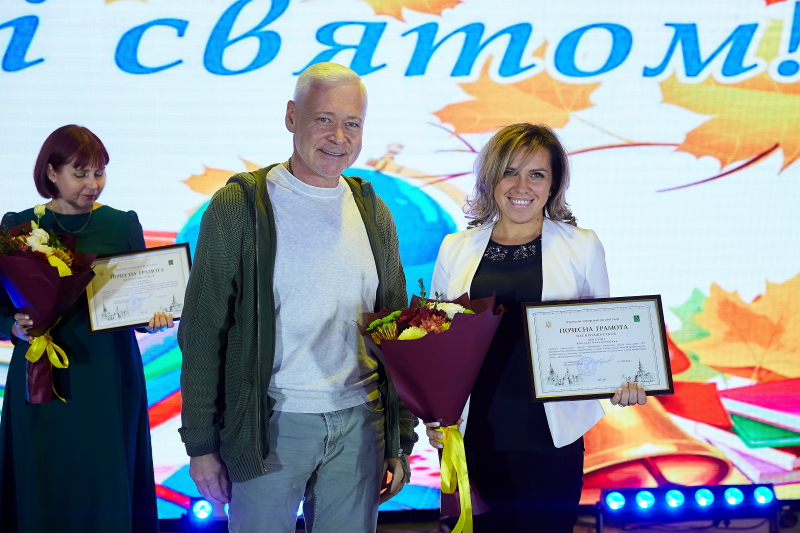 Ігор Терехов привітав з Днем вчителя освітян двох районів міста