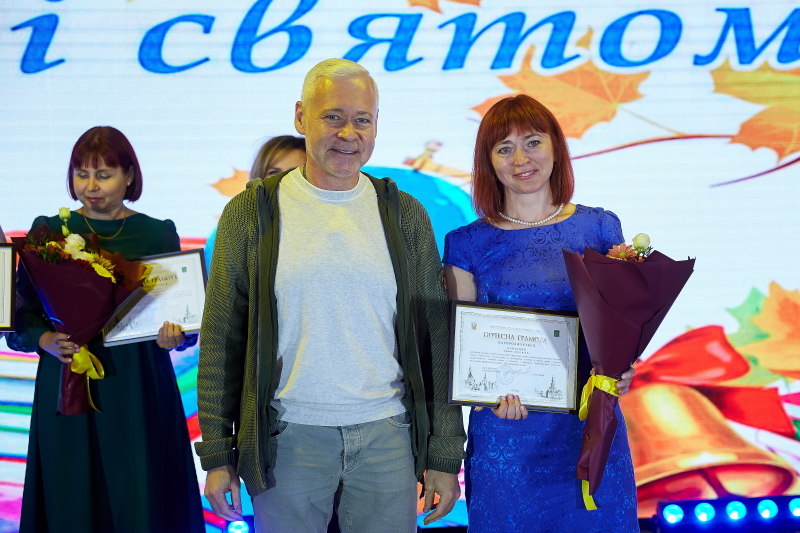 Ігор Терехов привітав з Днем вчителя освітян двох районів міста