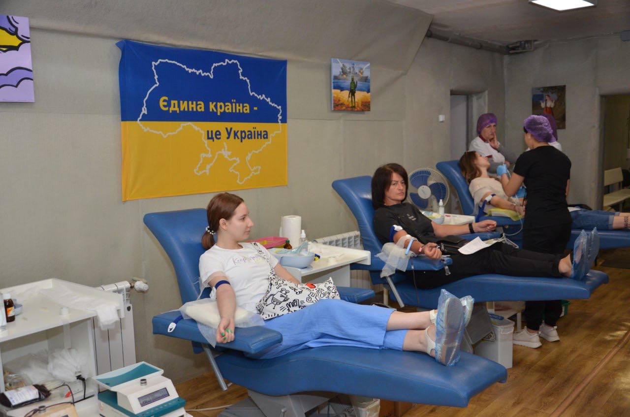 У Харкові пройшла благодійна донорська акція до Дня захисників