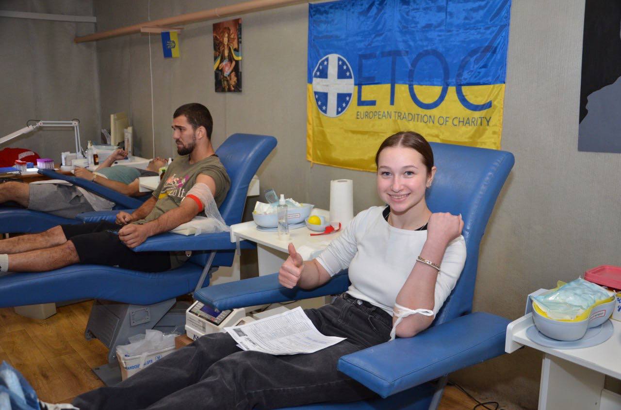 У Харкові пройшла благодійна донорська акція до Дня захисників