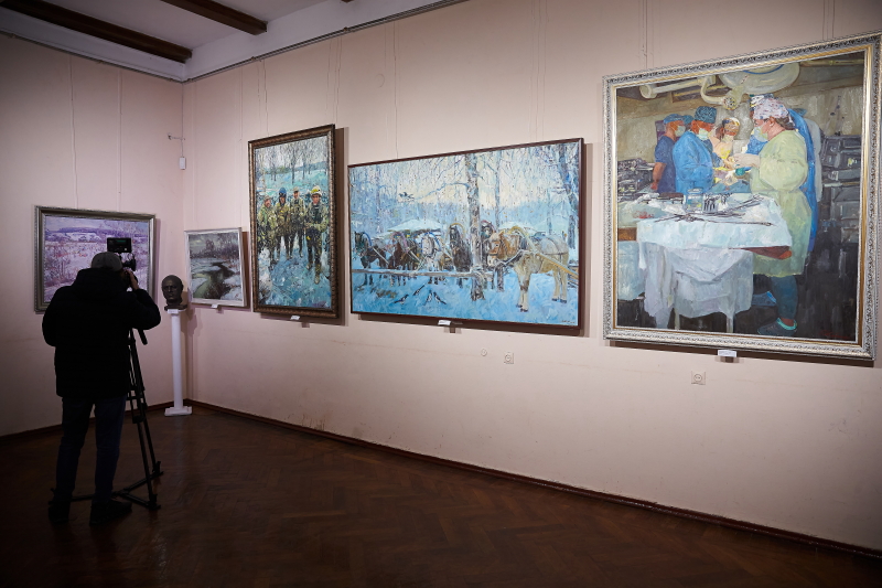 У Будинку художника відкрилася різдвяна виставка