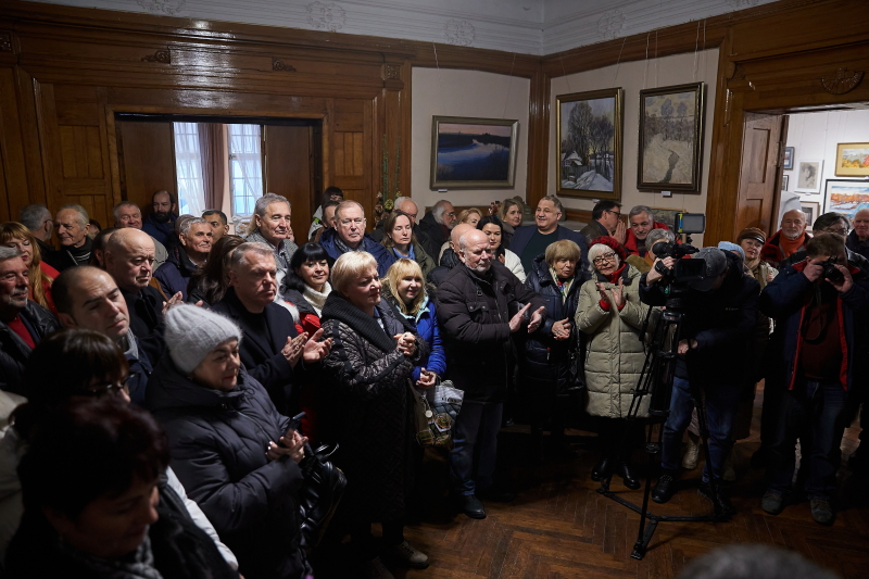 У Будинку художника відкрилася різдвяна виставка