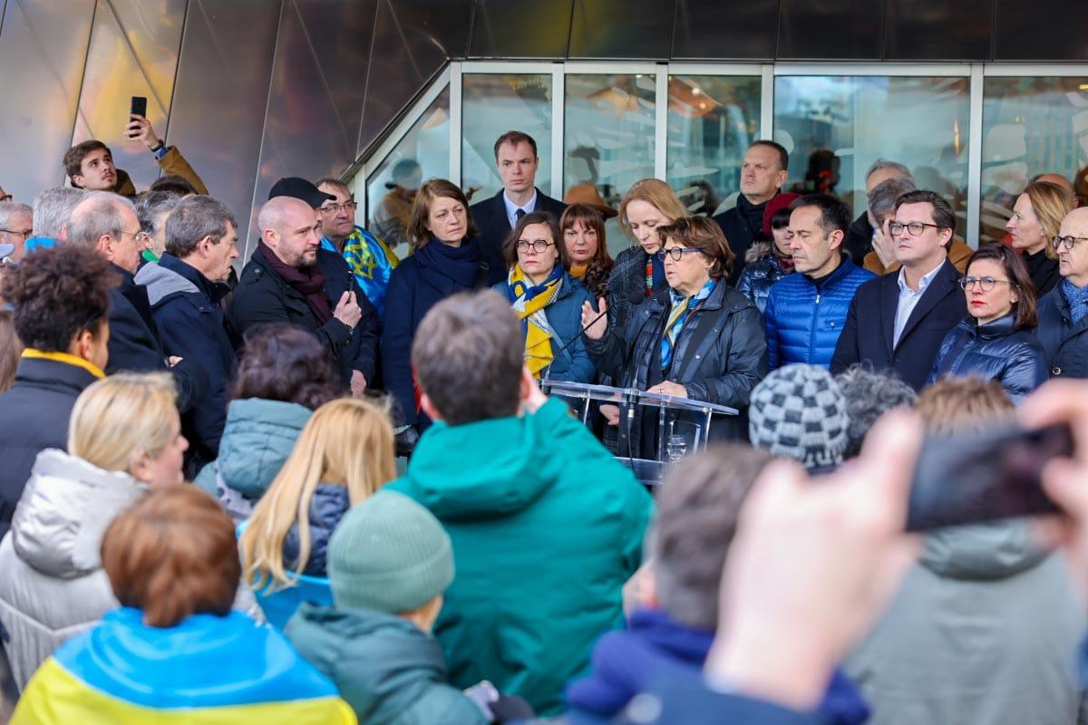 Events in support of Ukraine are held in the twin city of Lille