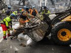 У Харкові тривають роботи з усунення наслідків обстрілів