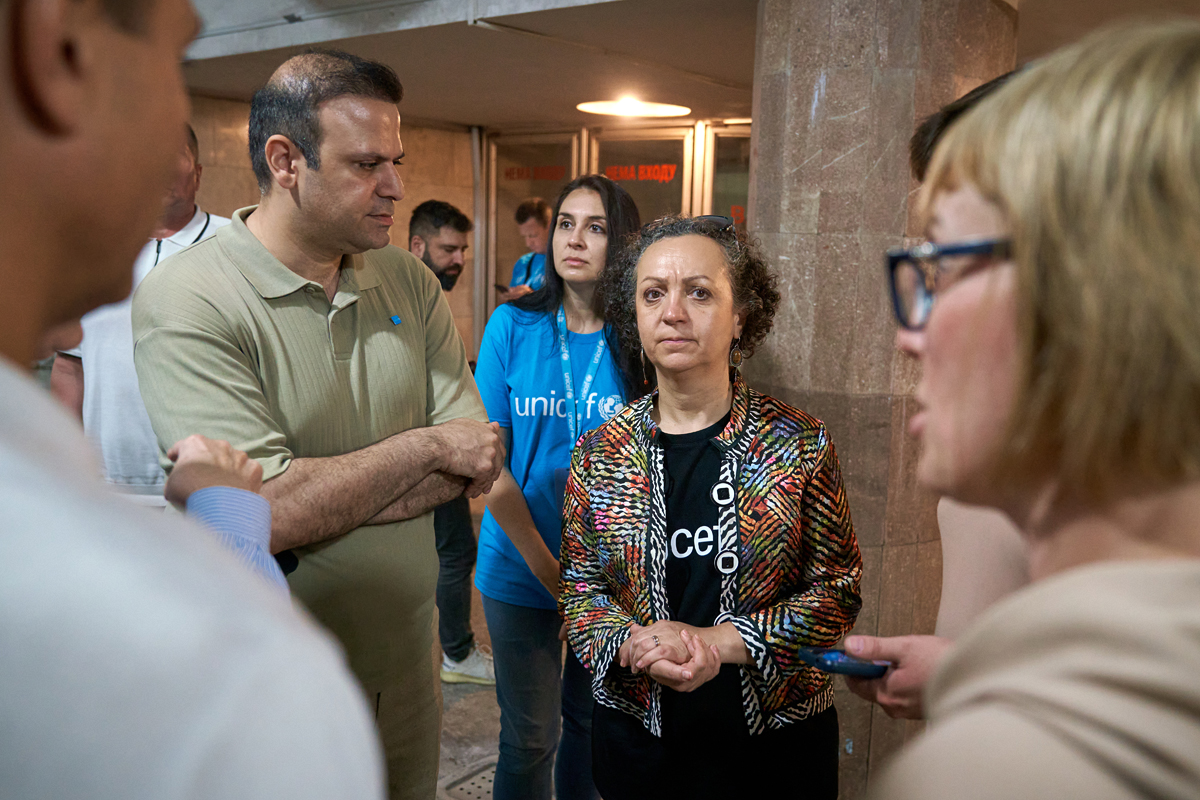 ЮНІСЕФ облаштує додаткові класи для офлайн-навчання дітей у метро