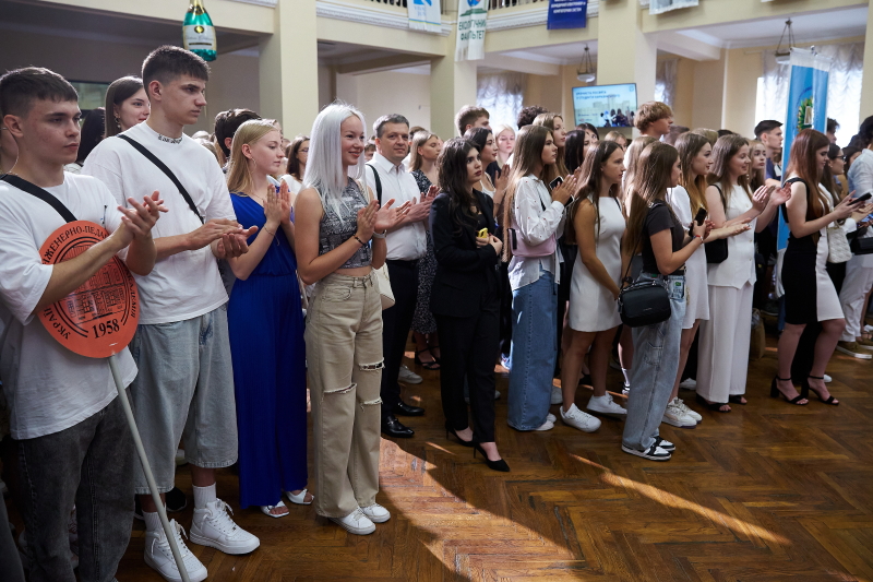 Ігор Терехов привітав першокурсників Каразінського з посвятою в студенти