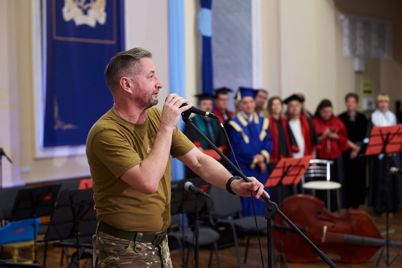 Ігор Терехов привітав першокурсників Каразінського з посвятою в студенти