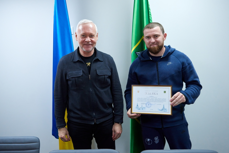 Ігор Терехов привітав харківських ветеранів-стронгменів