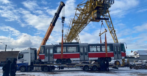 Kharkiv received trams from the Czech Republic
