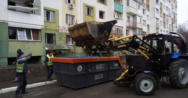 З Харкова за тиждень вивезли понад 28 тисяч кубометрів сміття