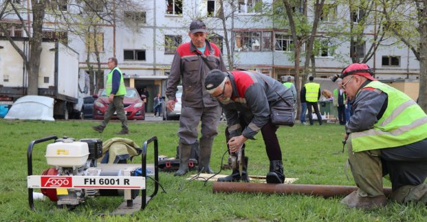 В Основ'янському районі відновили водопостачання в пошкоджених будинках