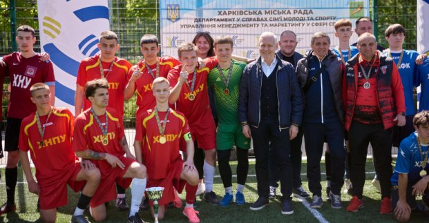 У Харкові нагородили переможців студентської ліги з футболу 