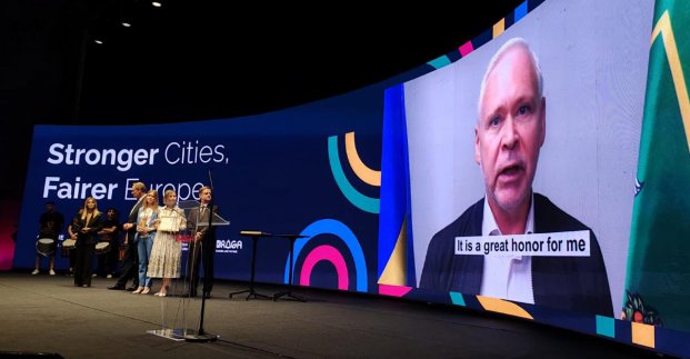 Igor Terekhov received the “Hero of the City” award 