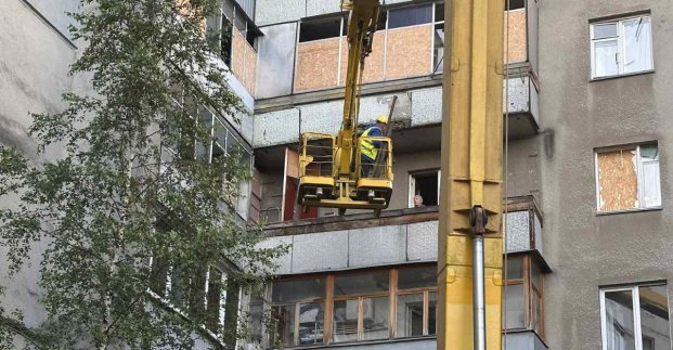 У Харкові завершують усувати наслідки нічної атаки безпілотниками