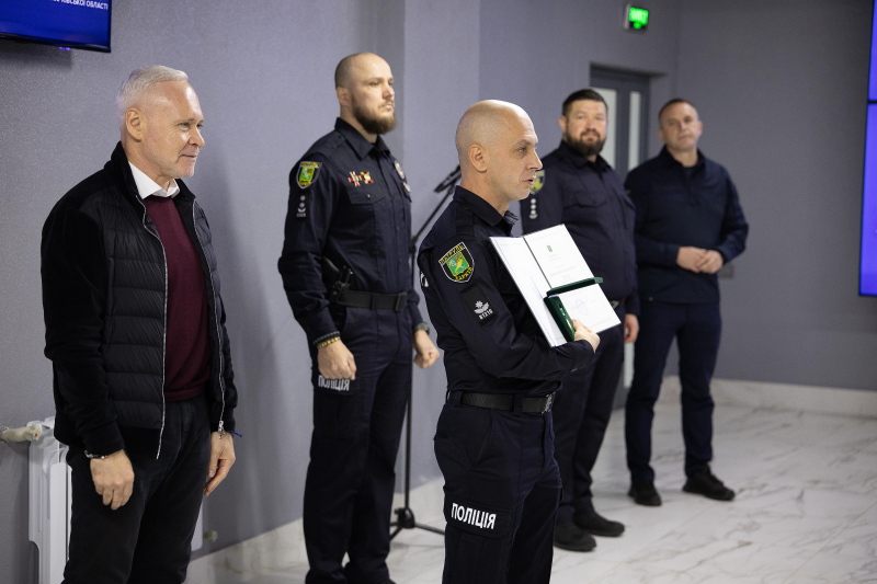 Ігор Терехов привітав харківських патрульних