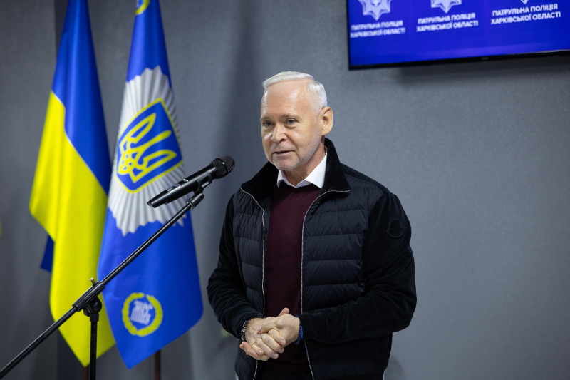 Ігор Терехов привітав харківських патрульних