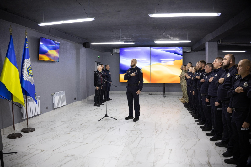 Ігор Терехов привітав харківських патрульних