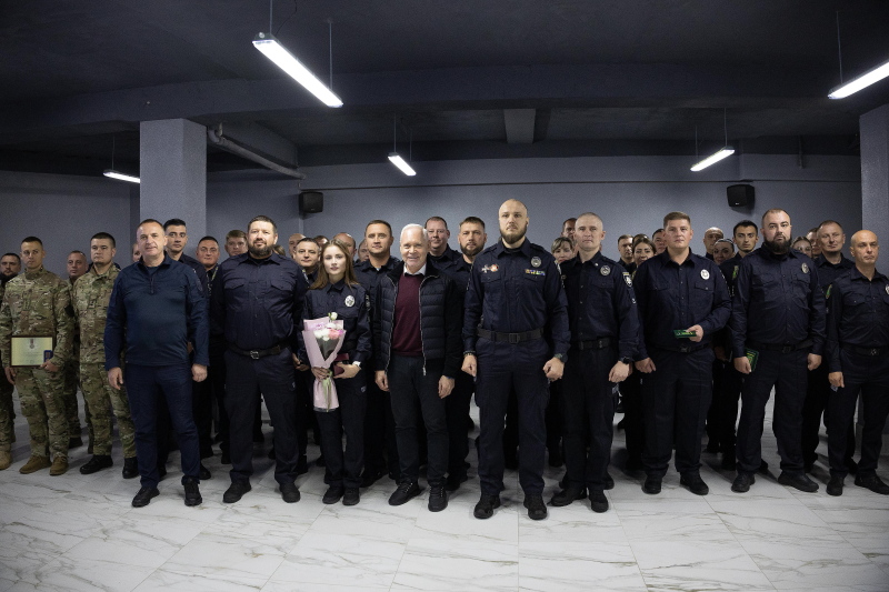 Ігор Терехов привітав харківських патрульних