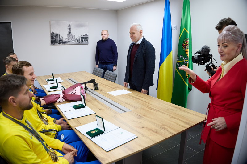 Ігор Терехов привітав харківських дефлімпійців