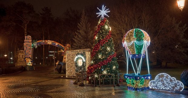 Витрати на роботу святкової ілюмінації частково покриють меценати