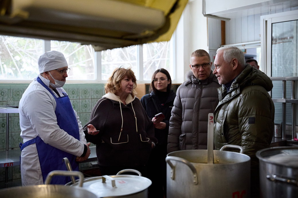Ігор Терехов відвідав пункт видачі гарячого харчування