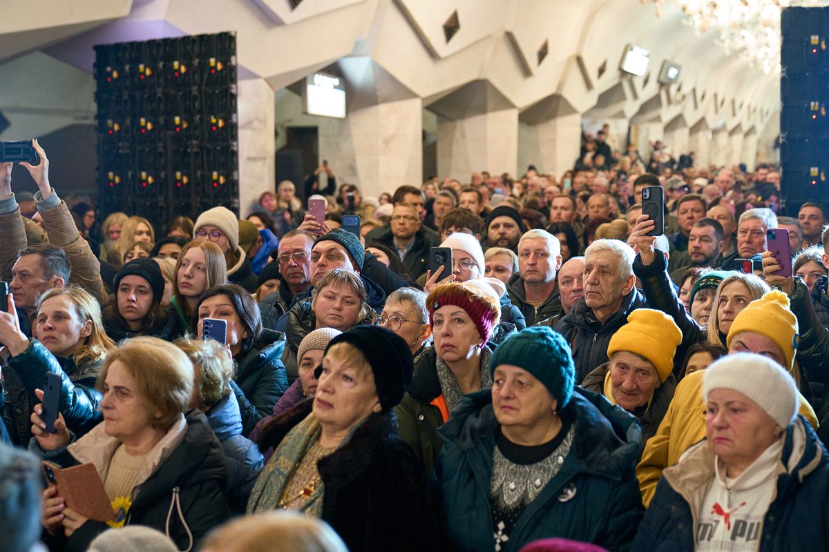 У харківському метро відбувся концерт-реквієм