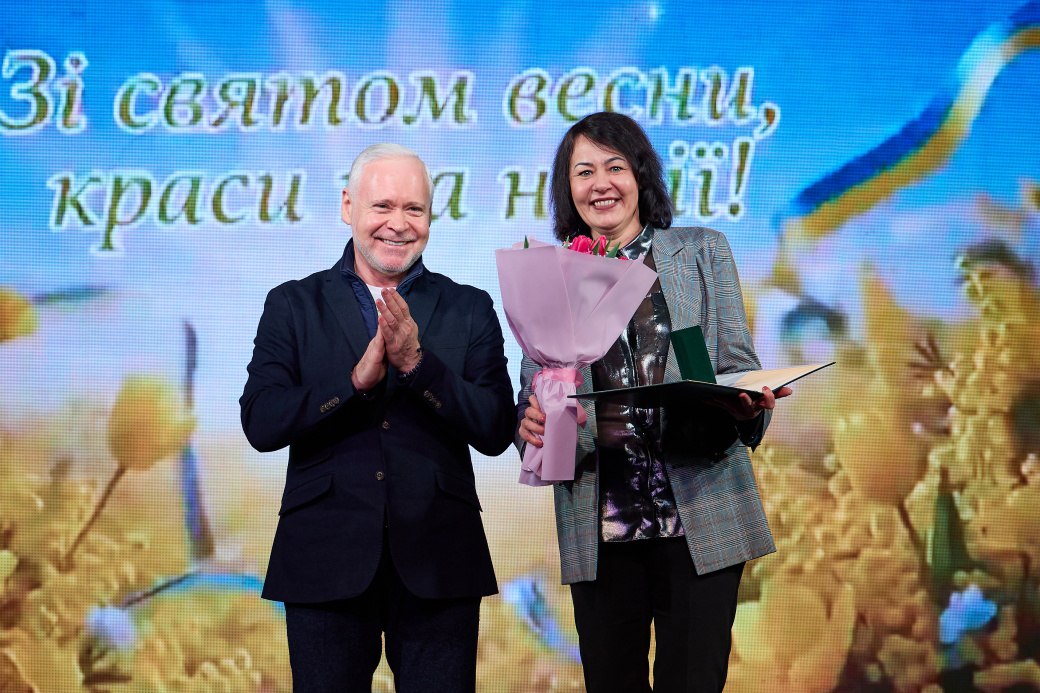 Ігор Терехов привітав жінок Основ’янського району з прийдешнім святом