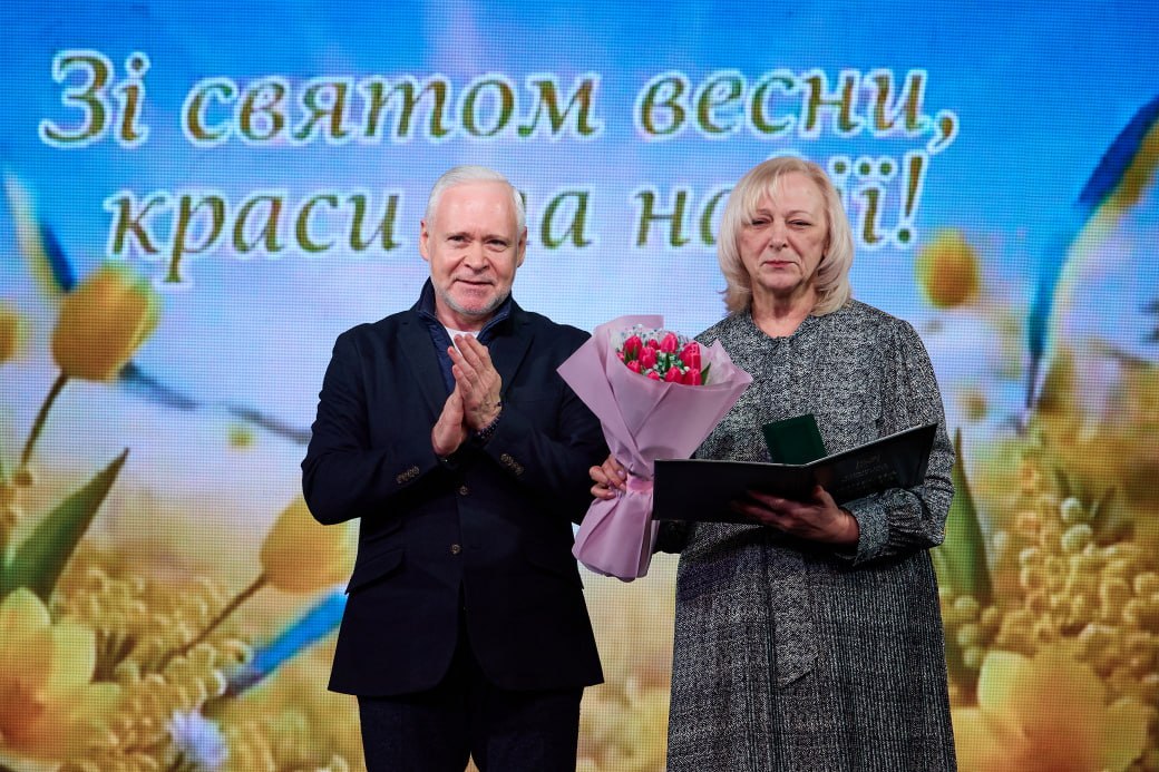 Ігор Терехов привітав жінок Основ’янського району з прийдешнім святом