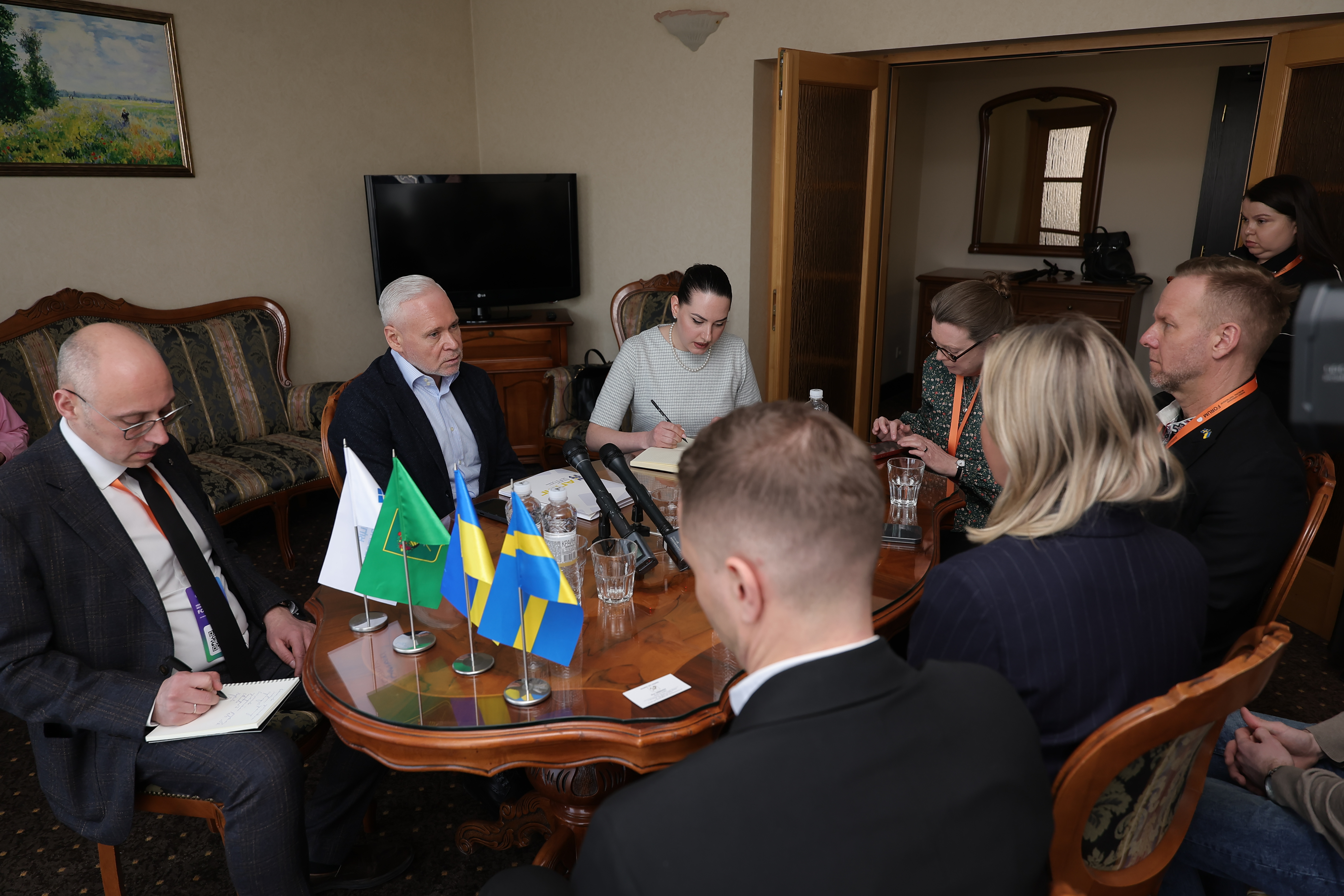 Ігор Терехов обговорив співпрацю зі шведськими партнерами