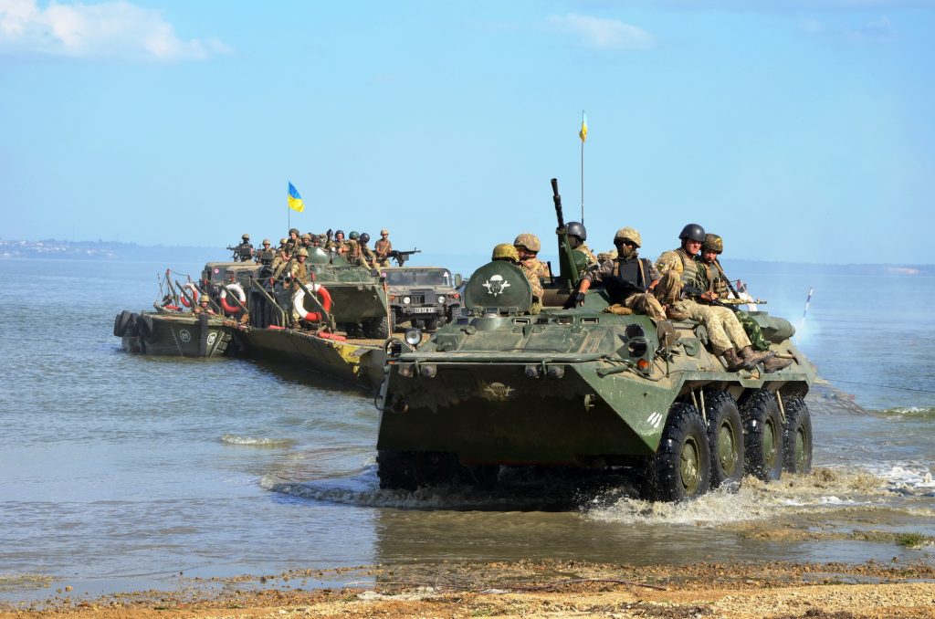 Ігор Терехов вітає українських морпіхів