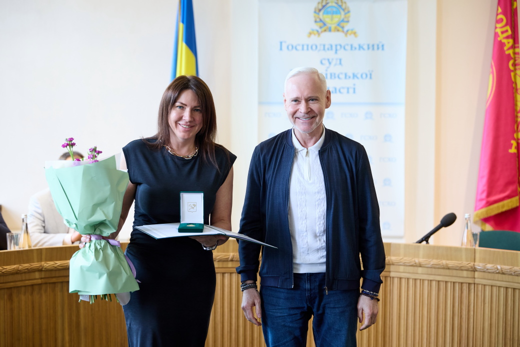 Ігор Терехов привітав колектив Господарського суду з ювілеєм