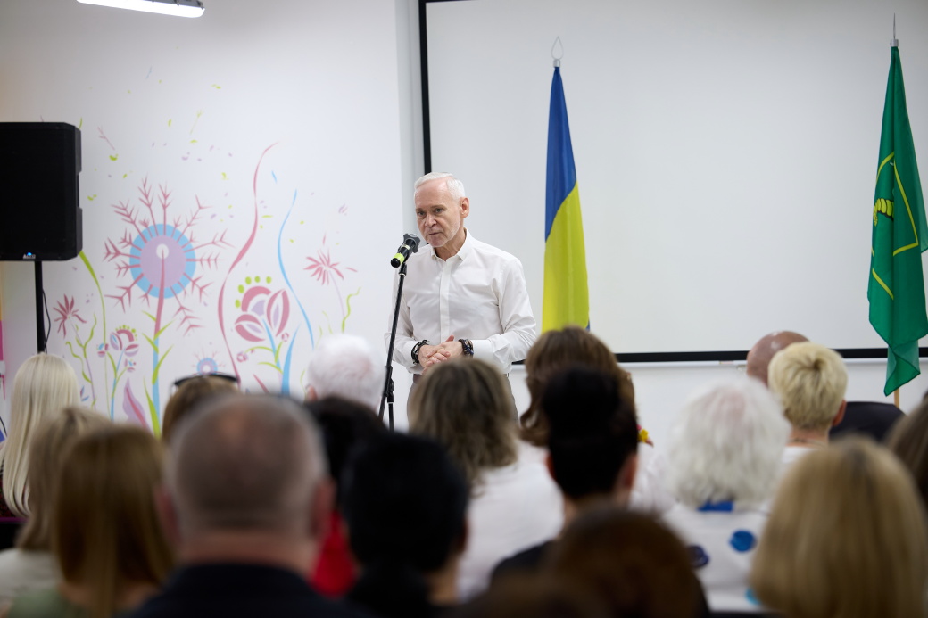 Ігор Терехов зустрівся з переселенцями в Харкові