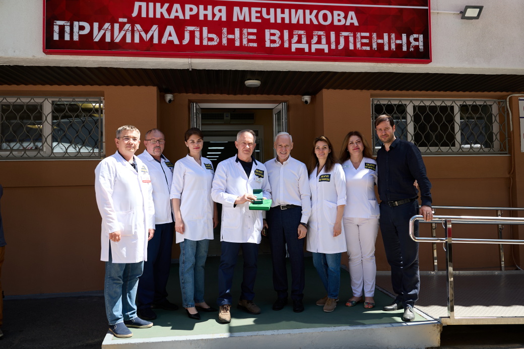 Ігор Терехов відвідав дніпропетровську лікарню імені Мечникова