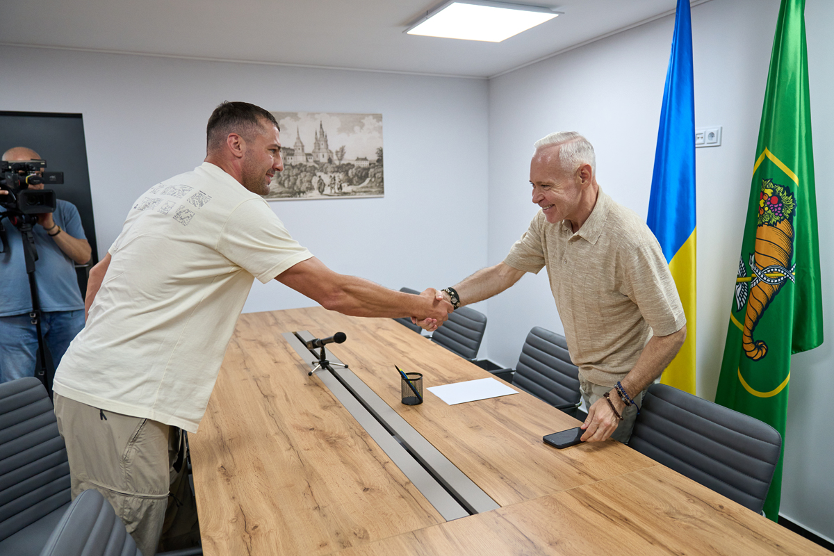 Ігор Терехов зустрівся з Олександром Гвоздиком