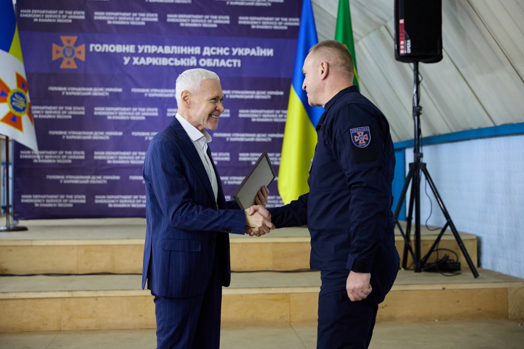 Ігор Терехов подякував рятувальникам за врятовані життя