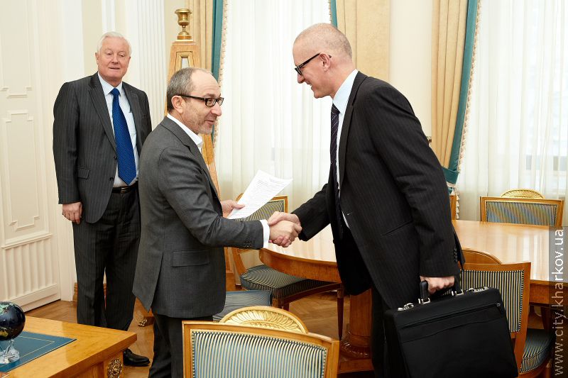 Геннадій Кернес зустрівся з генконсулом ФРН у Донецьку Клаусом Ціллікенсом