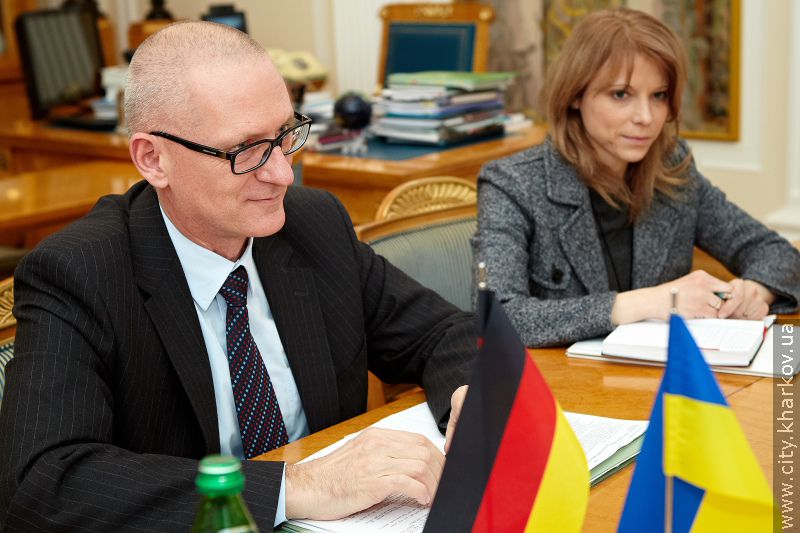 Геннадій Кернес зустрівся з генконсулом ФРН у Донецьку Клаусом Ціллікенсом