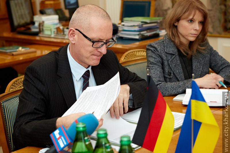Геннадій Кернес зустрівся з генконсулом ФРН у Донецьку Клаусом Ціллікенсом
