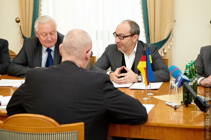 Геннадій Кернес зустрівся з генконсулом ФРН у Донецьку Клаусом Ціллікенсом