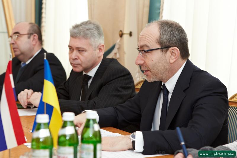 Геннадій Кернес зустрівся з Надзвичайним і Повноважним Послом Королівства Нідерландів в Україні