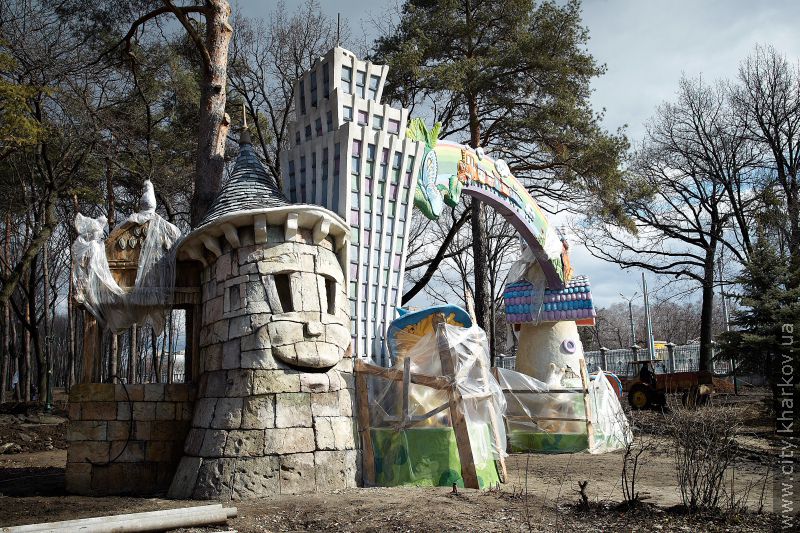 Майданчик для пенсіонерів у парку Горького відкриють до 1 травня