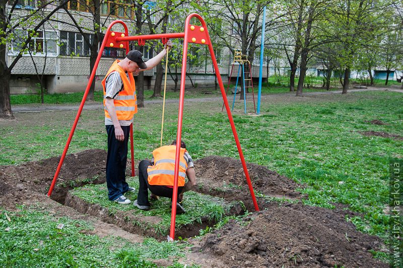 З початку року в Харкові встановили близько 25 дитячих майданчиків