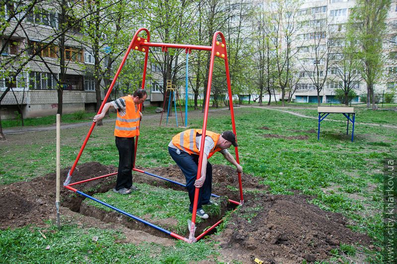 З початку року в Харкові встановили близько 25 дитячих майданчиків