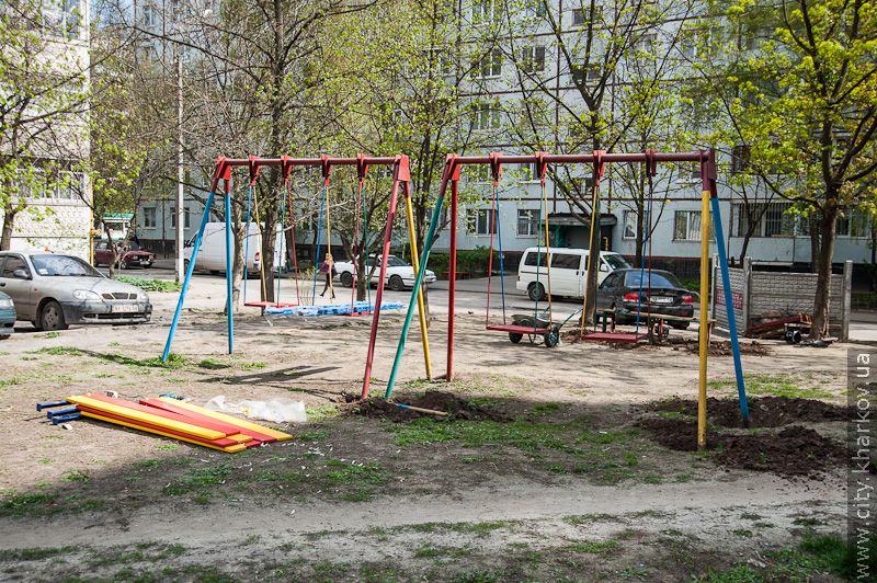 З початку року в Харкові встановили близько 25 дитячих майданчиків