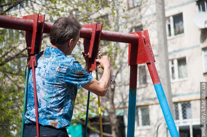 З початку року в Харкові встановили близько 25 дитячих майданчиків